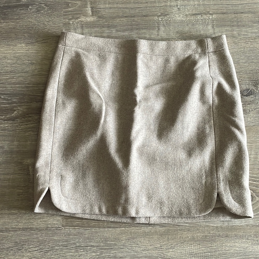 J crew tan skirt